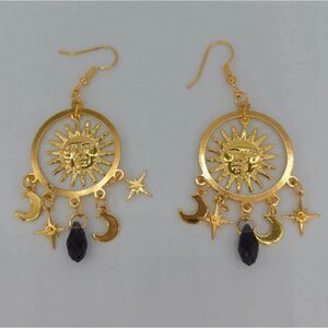 Boho statement earrings N326